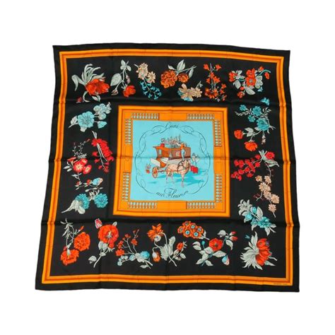 hermes quai aux fleurs scarf|Hermès Quai aux Fleurs Silk Scarf .